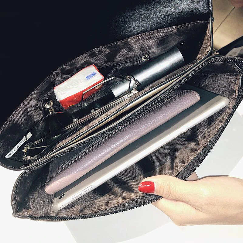 Женская сумка клатч с металлической пряжкой Bolsos Mujer Bolsa новинка весны 2019|Клатчи| |