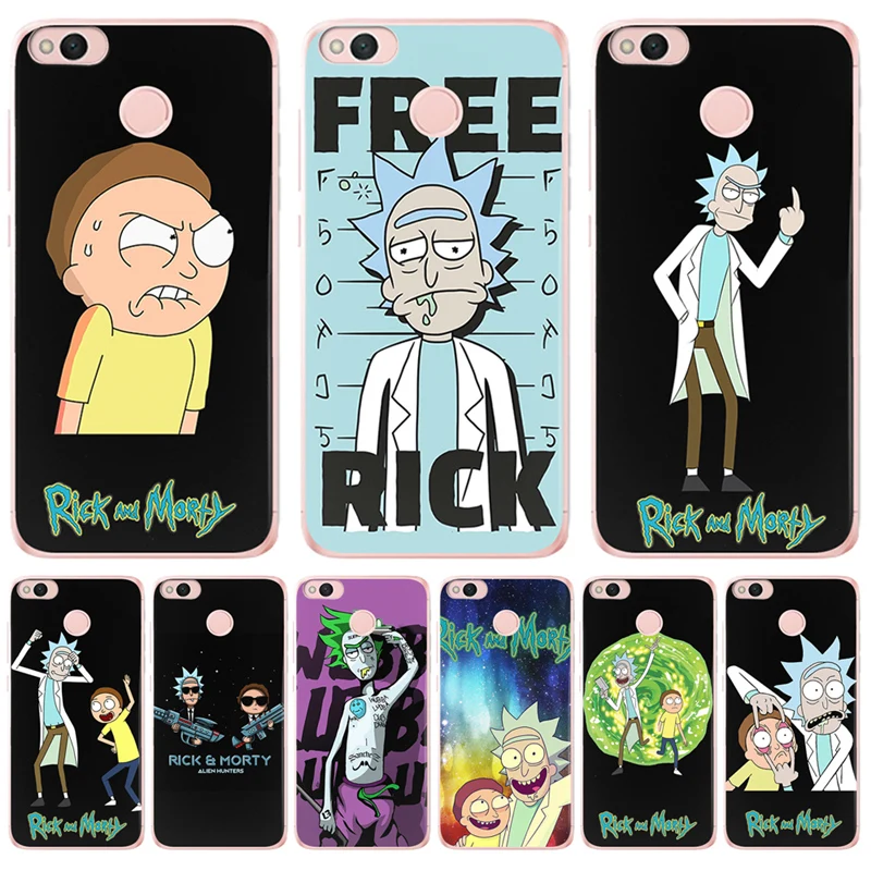 Rick And Morty Phone Case Cover For Xiaomi Redmi 3S Pro 4X 4A 5A 5 Plus Note 3 4 6 6A Mi A1 5X Luxury Soft TPU Silicone funda |