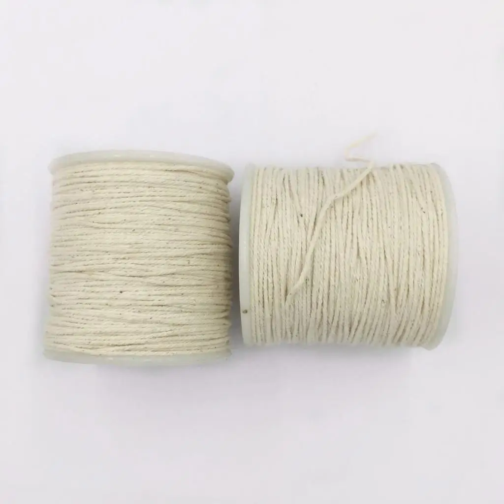 

100 Meters All-Purpose Cotton Rope Braided Twisted Cord Handmade Decoration 1mm