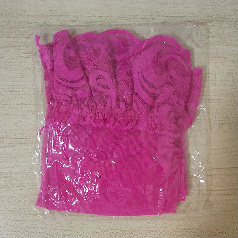 Rose Red 10 цветов, сексуальные женские цветные высокие чулки, кружевной верх, эластичные, противоскользящие, до бедра, для ночного клуба, Medias De Mujer, чулки, женские, эротические - Цвет: Rose Red