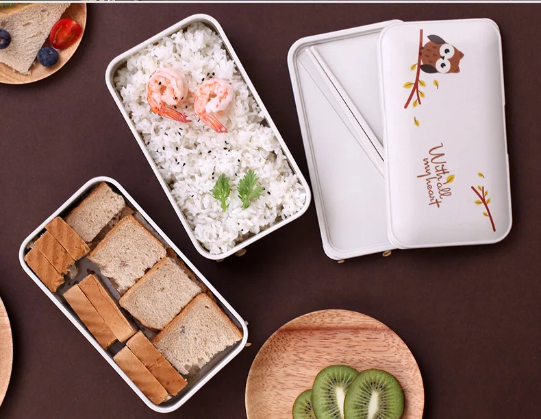 ONEUP Bento box bamboofiber Ланч-бокс экологичный портативный Теплоизоляционный контейнер для пищевых продуктов с микрозащитой натуральный антибактериальный
