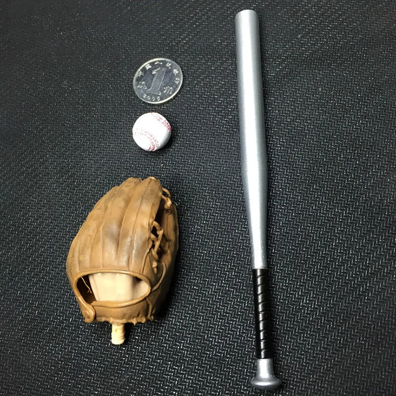 1/6 Scale Model Baseball Full set Bat Metal Alloy Gloves Suit Set Toy for 12&quot Action Figure Accessory | Игрушки и хобби