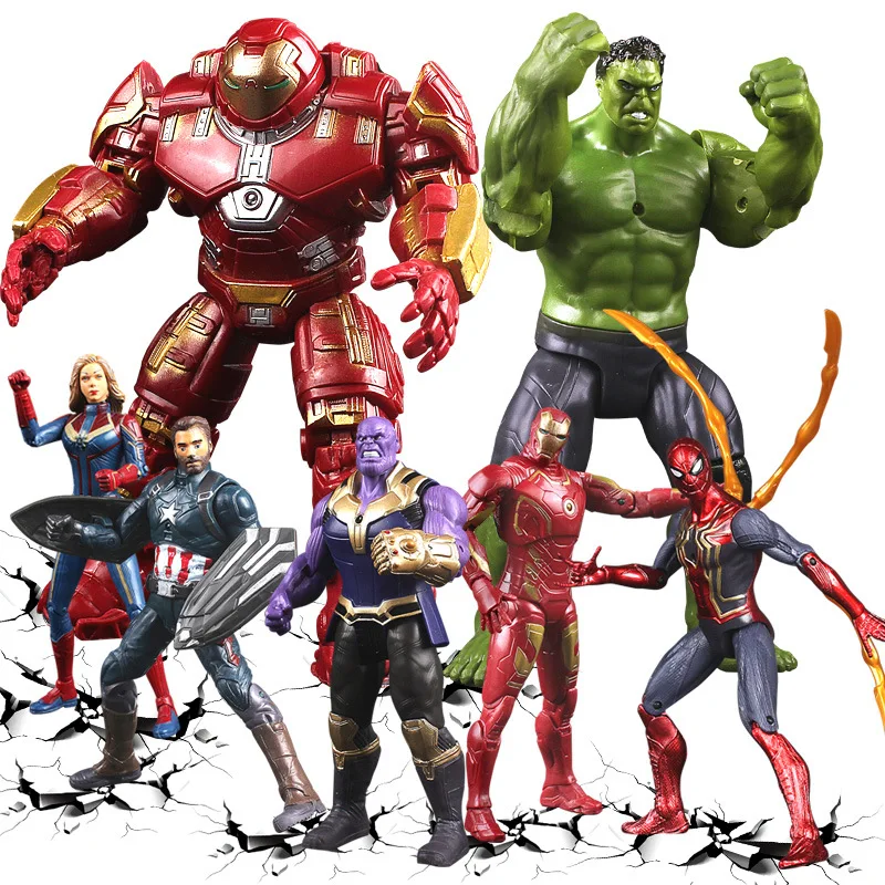 Фигурки героев комиксов Marvel Мстителей с светильник Капитан Америка сокол