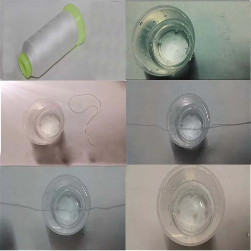 Lychee Life белая Водорастворимая швейная нить Швейные аксессуары для одежды DIY Швейные нитки ручной работы