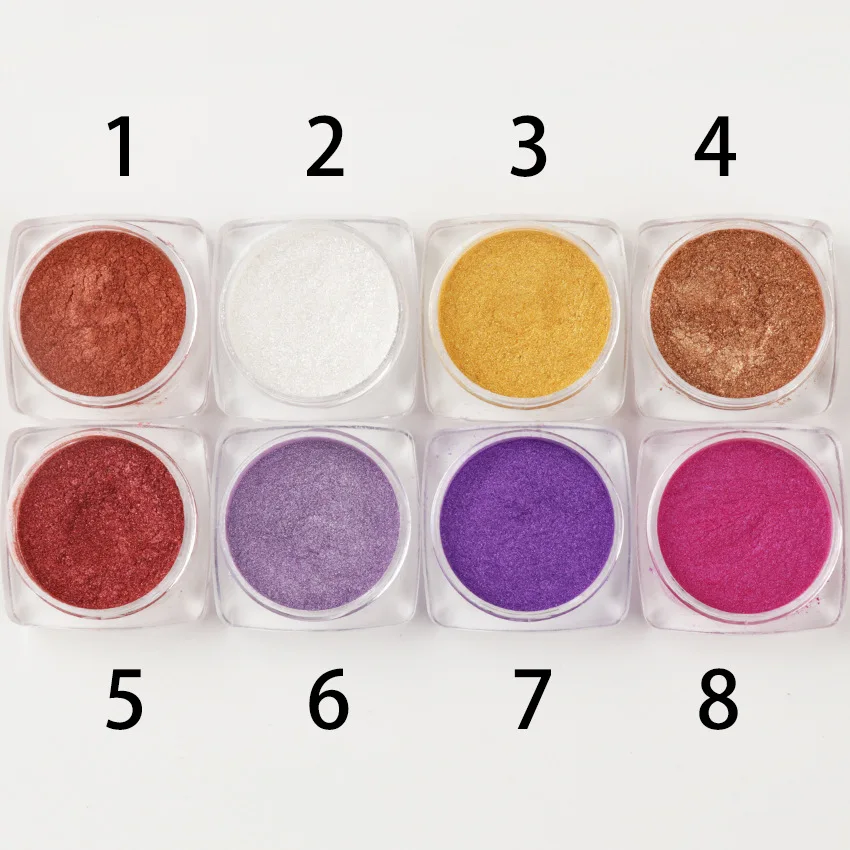 LadyMisty 1 коробка жемчужная оболочка зеркало-Хамелеон Гель для ногтей Порошковые