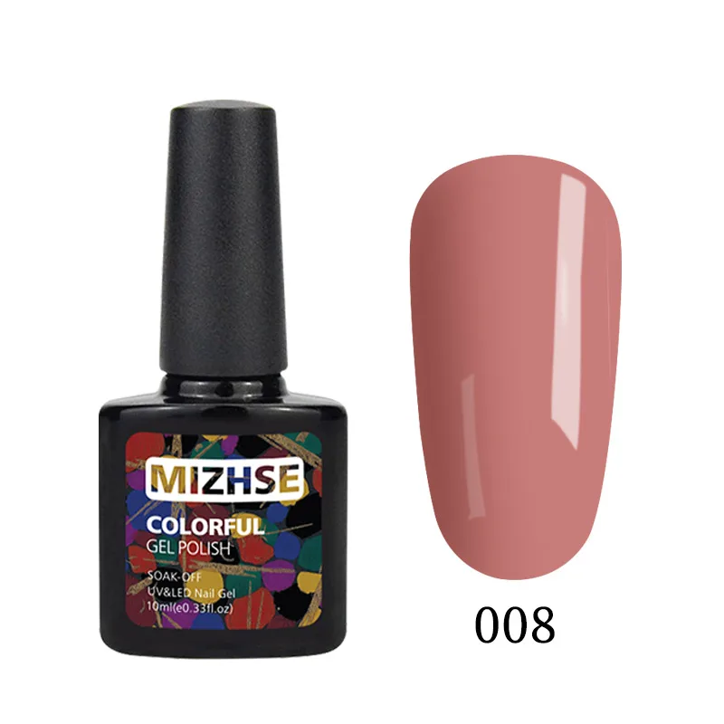 Nude008 MIZHSE 10 мл акриловый полигелевый удлиняющий гель для быстрого строительства Гель-лак для дизайна ногтей маникюр наращивание ногтей Гибридный праймер базовый гель - Цвет: Nude008