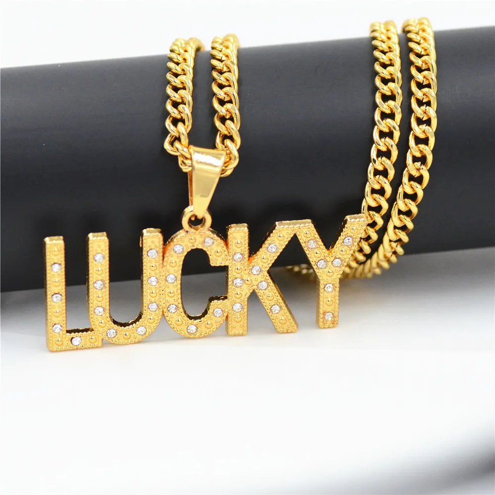 Uodesign хрустальные подвески с буквенным принтом колье золотые украшения подарки