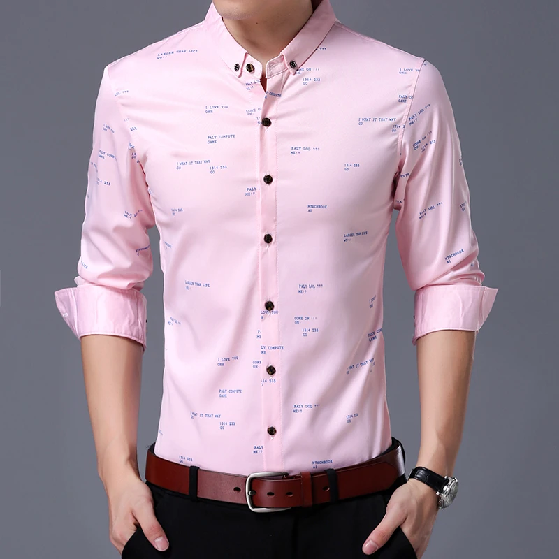 Мужская рубашка бренд 2017 мужские рубашки высокого качества с длинными рукавами
