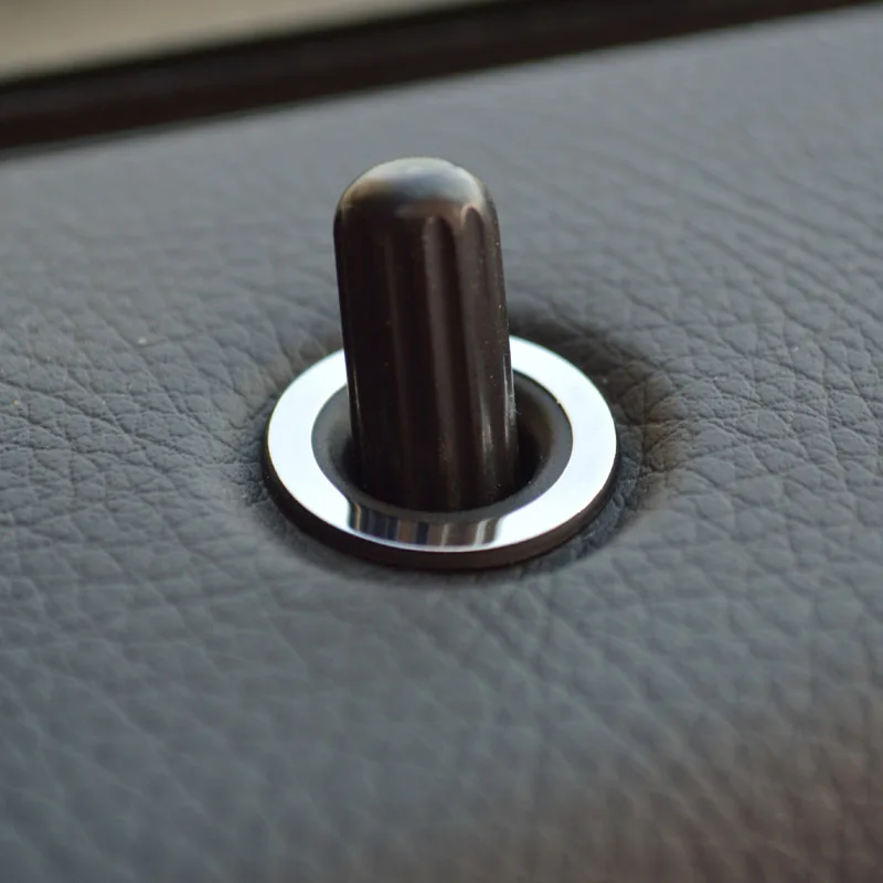 

4pcs/lot Aluminum Alloy AMG Styling Car door pin decoration For Mercedes-Benz E GLK CLS glass
