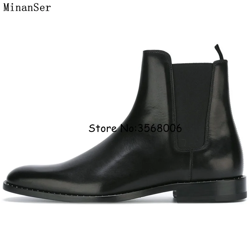 Slip-on Men Suede Ankle Boors British Style Man Spring Autumn Chelsea Boots Rome Male Fashion Shoes High Quality | Обувь