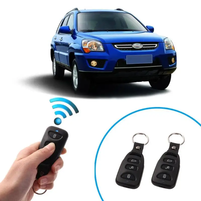 VODOOL универсальная Автосигнализация s Автоматический Дверной замок Система бесключевого доступа в автомобиль брелок сигнализация с пультом дистанционного управления стайлинга автомобилей