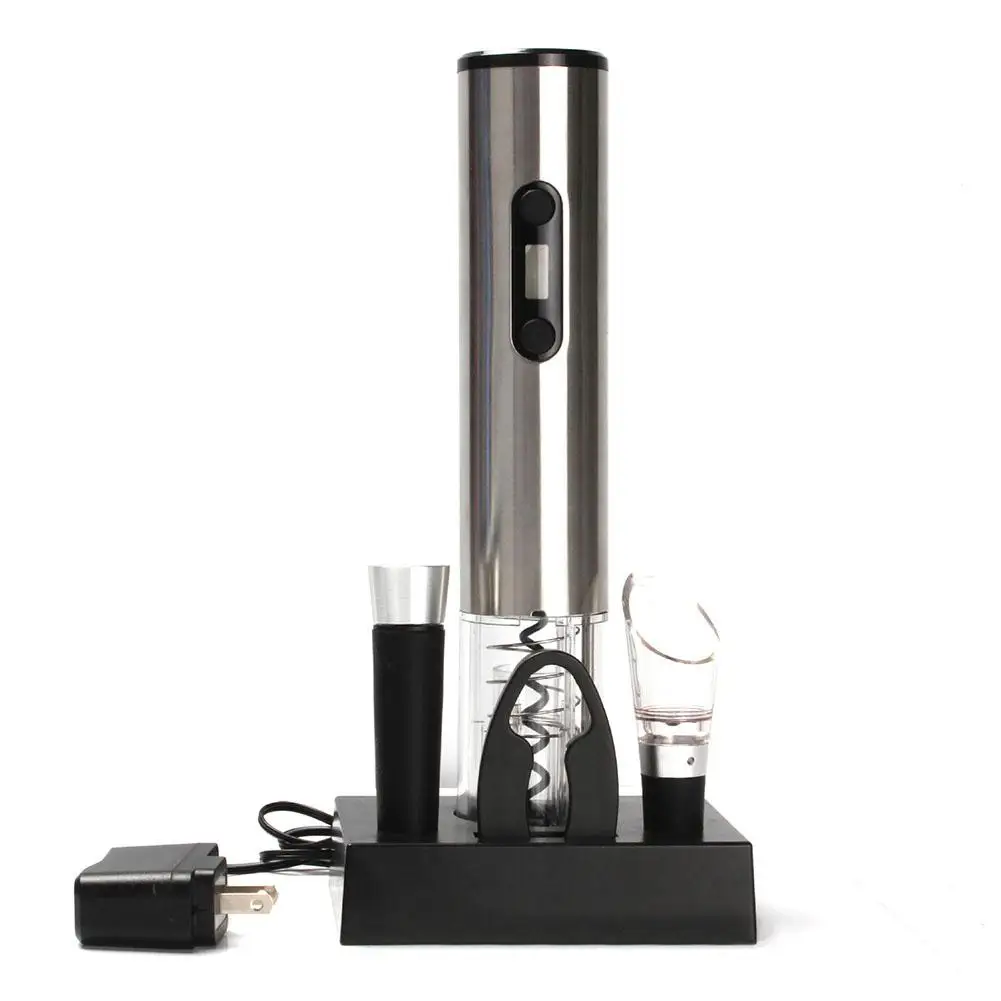 Hot Electric Wine Opener Automatic Bottle Corkscrew with Charging Base for Bar Kitchen Supplies | Дом и сад
