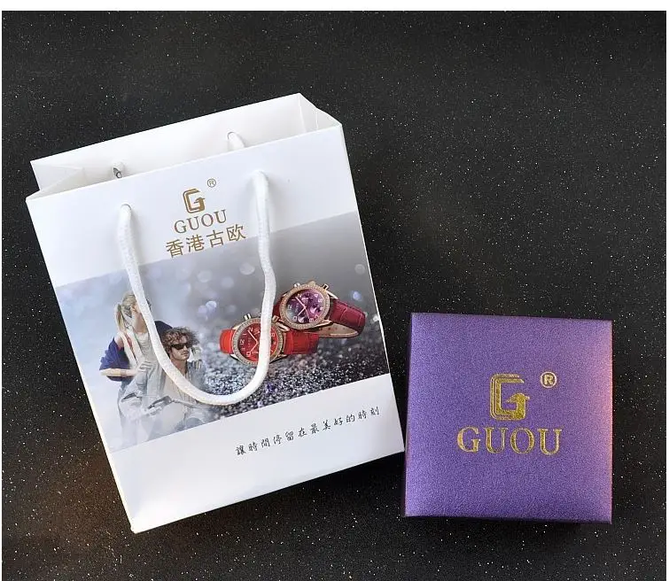 Оригинальный телефон GUOU роскошная модная коробка лучшие аксессуары для часов |