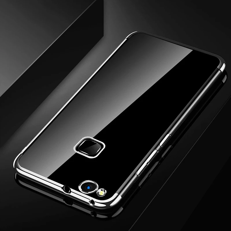 Для Huawei P10 Lite чехол бампер P 10 Роскошный мягкий силиконовый прозрачный платинт