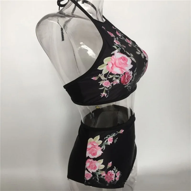 2018 супер сексуальный женский бикини набор с цветочным узором принт Горячая