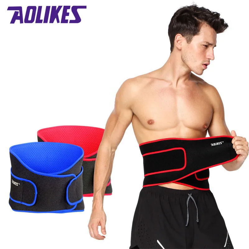 Спортивный пояс AOLIKES эластичный для фитнеса бодибилдинга тяжелой атлетики под