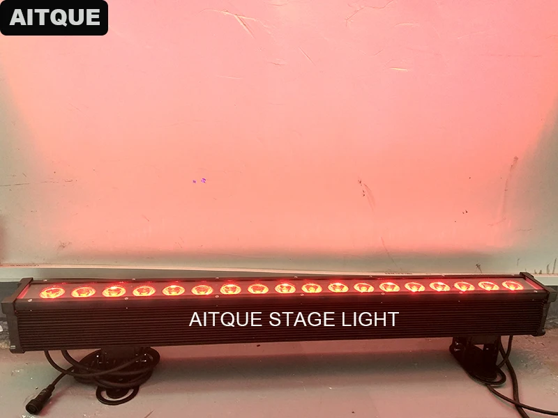 20 шт. яркие белые полосы уличный светодиодный светильник настенный 18x10 Вт rgbw