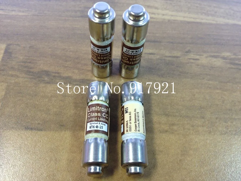 

[ZOB] The United States Bussmann Limitron KTK-R-25 BUSS 10X38MM 250V fuse tube --10PCS/LOT