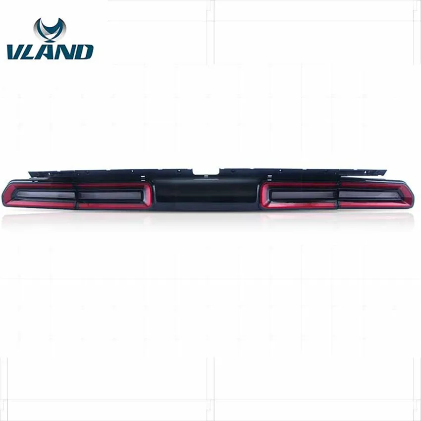 VLAND Factory автомобильные аксессуары задние фонари для Challenger 2008 2010 с последовательным индикатором+ DRL+ Реверс+ тормоз