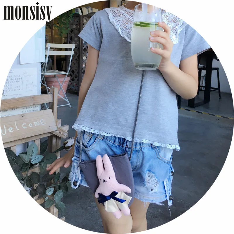 Monsisy Рождественская Детская сумка кошелек для девочек монет 3D игрушка в виде