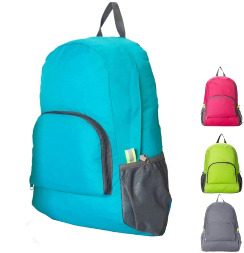 YINGTOUMAN 42*30.5*16 cm Outdoor Travel Folding Backpack Hiking Riding Fishing Camping Polyester Candy Color For 4 season Bag | Спорт и