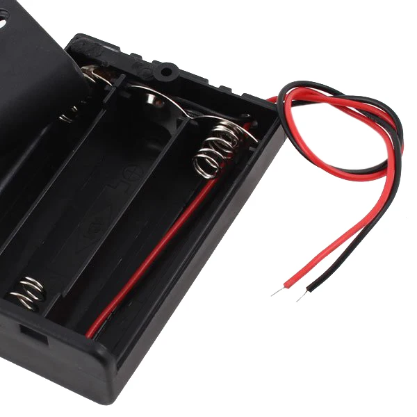 ВКЛ./ВЫКЛ. Переключатель 3x1 5 V AA батарейный чехол свинцовый черный w Cap|case battery aa|battery