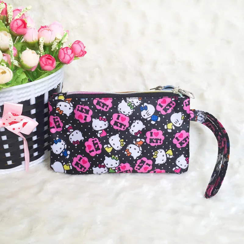 I Милый мультяшный косметичка hello kitty, Подарочный кулон, кошелек для женщин и девочек, клатч, сумочка на запястье, косметичка для макияжа, красивый плюшевый рюкзак для девочек - Цвет: I