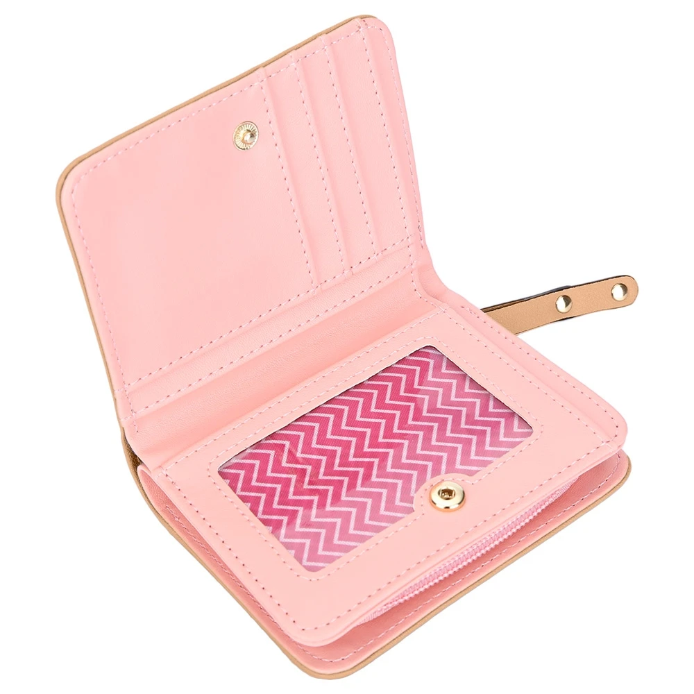 2017 Дизайн Кредитной Карты Кошелек Монета Держатель Женщин Бумажник На Молнии Kawaii