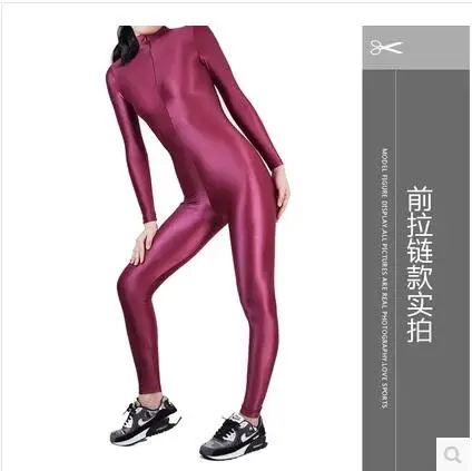 (LG008) колготки унисекс из спандекса однотонные непрозрачные леггинсы Zentai