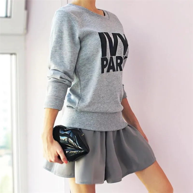 2017 г. Aakarshan женская уличная одежда хлопковая Повседневная Свободная Толстовка с