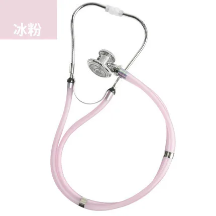 ice pink Высокое качество CRT868 двойного назначения бытовой прослушивания частота сердечных сокращений плода многофункциональная двойная трубка медицинский стетоскоп кровяного давления - Цвет: ice pink
