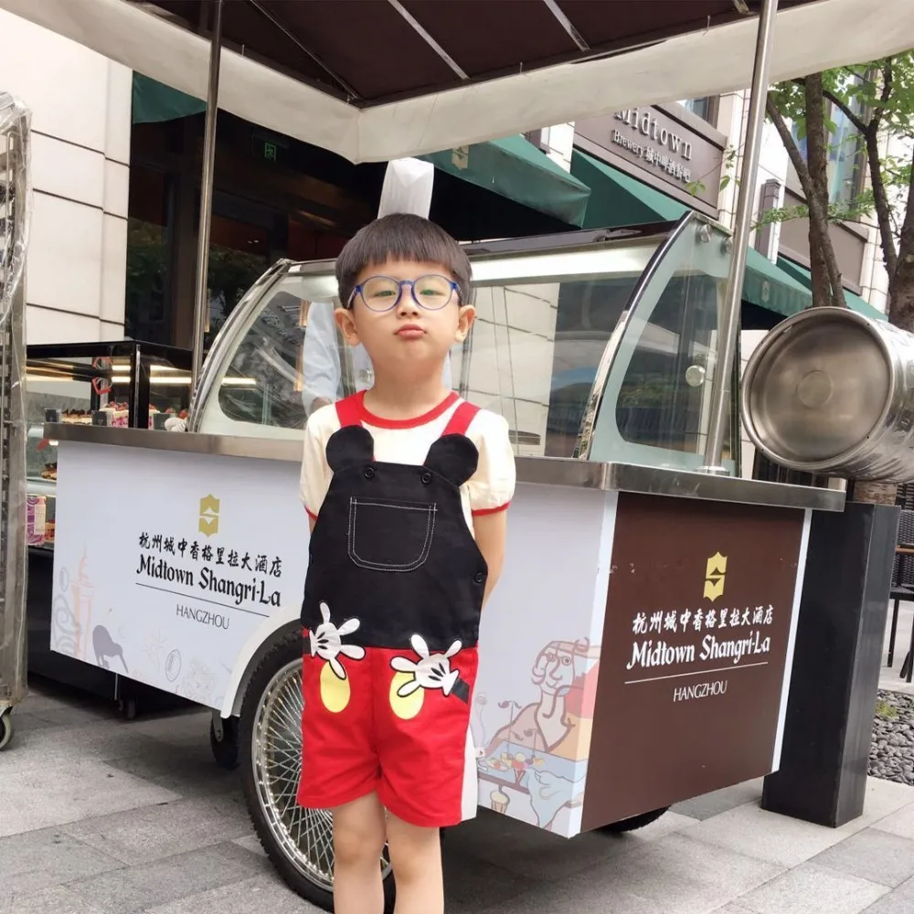 Детские джинсы Disney шорты для малышей детские комбинезоны милый комбинезон с