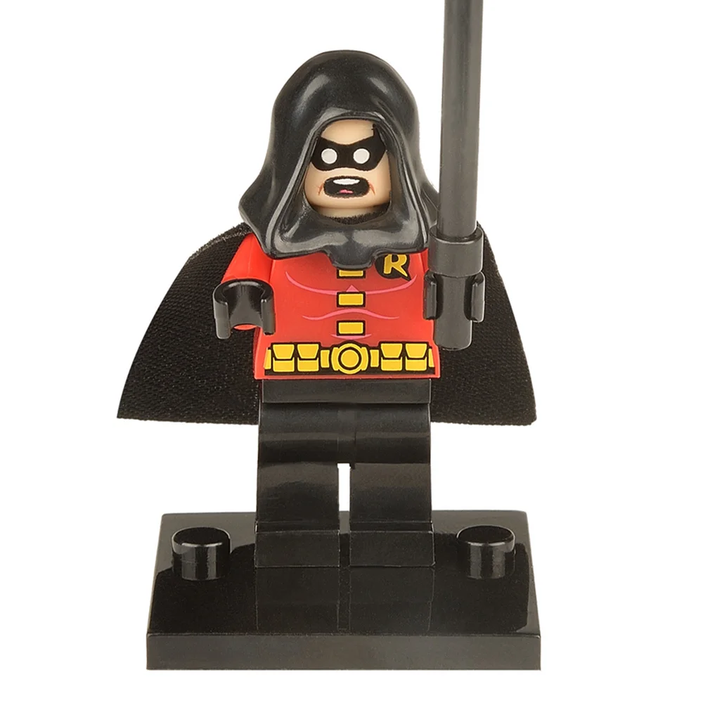 Робин с накидкой супергерои Лиги справедливости сборные мини фигурки сделай сам