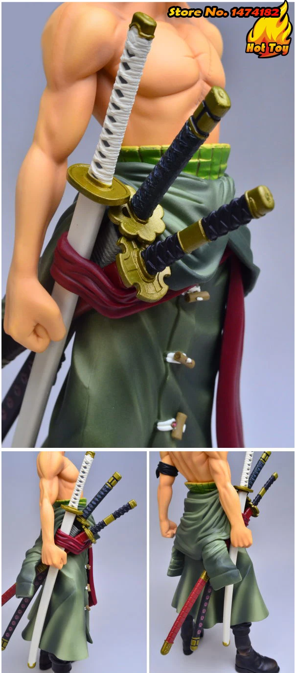 100% оригинальная Коллекционная Фигурка Banpresto Master Stars (MSP)-ророноа. Zoro SPECIAL VER. От One Piece