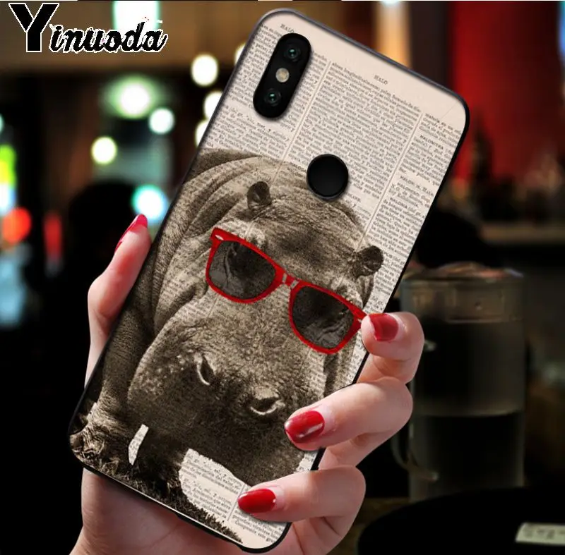 Чехол RHINOCEROS Hippo для телефона xiaomi mi 8 9 9t 10pro A1 A2 redmi 7 8a 9a note5 note7 note8pro 8t note9s 9pro чехол|Бамперы| |