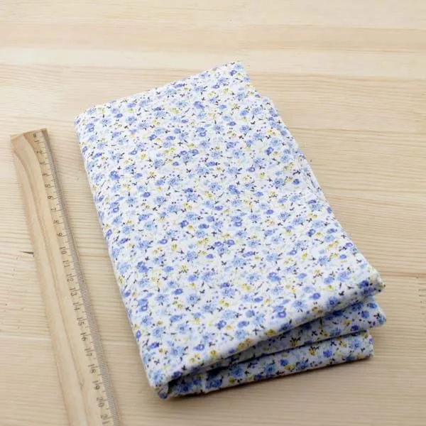Booksew 7 шт./лот 50 см x 50 см синий хлопок Ткань Жир Квартал Тильда Ткань Лоскутная стежка DIY основные качества tissu фабрики