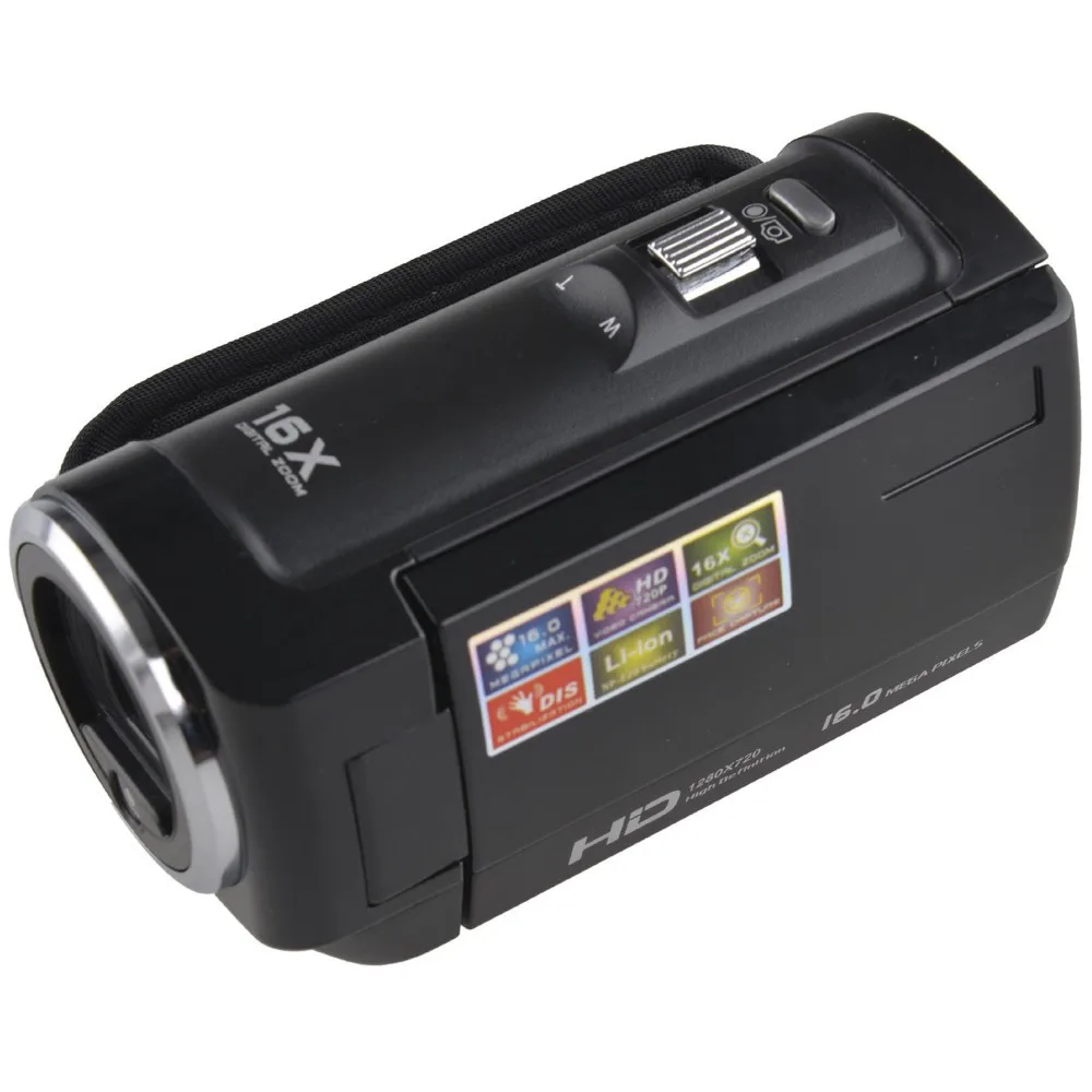 Winait 16 Mp Max 720P HD 16 X Цифровой Зум Цифровая видеокамера Цифровые видеокамеры с 2," ЖК-экраном литиевая батарея