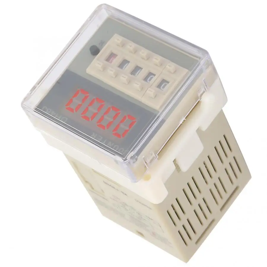 O111ROM DH48J 8A LCD цифровой электронный 8 контактов счетчик задержки Реле времени 0 999900