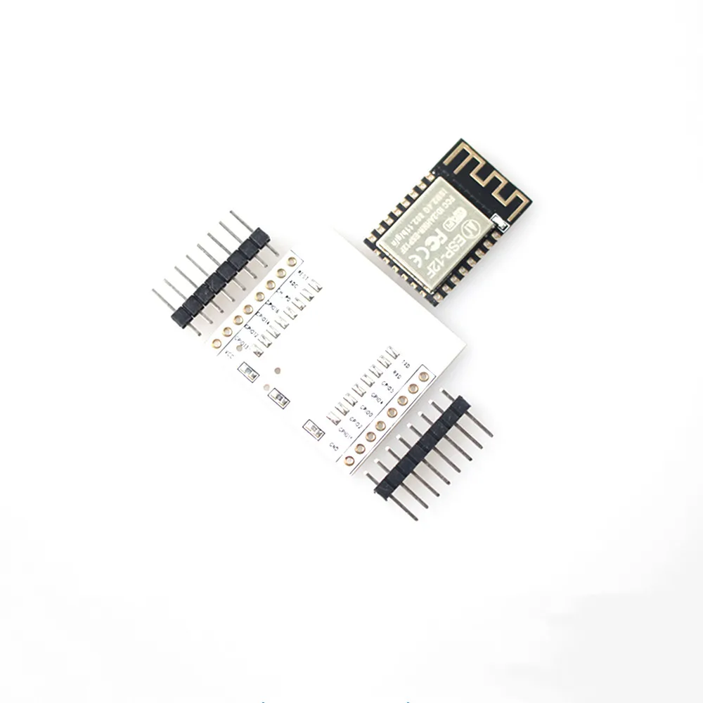 ESP 12F серийный WiFi ESP8266 модуль адаптер пластина полный IO порт приводит к FCC & CE|Модули