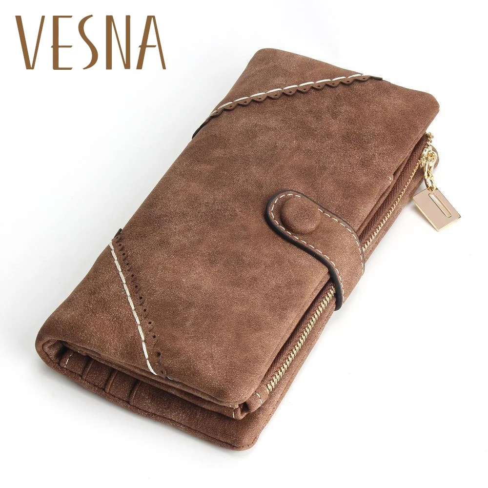 Сумка-кошелек на молнии Новые 2019 Для женщин кошельки бренд женский длинный