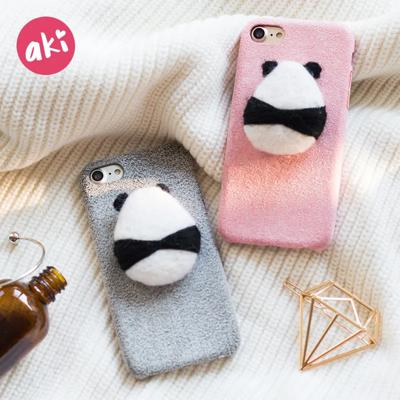 Чехол для телефона AKI Wool Corgi Panda чехол iPhone 8 7 Plus с милой собачкой и щенком 6 6S X |