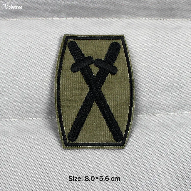 1 pcs Тактический боевой дух армии нашивки для одежды вышитые железные на военные значки ВВС DIY декоративная аппликация - Цвет: 1 pcs