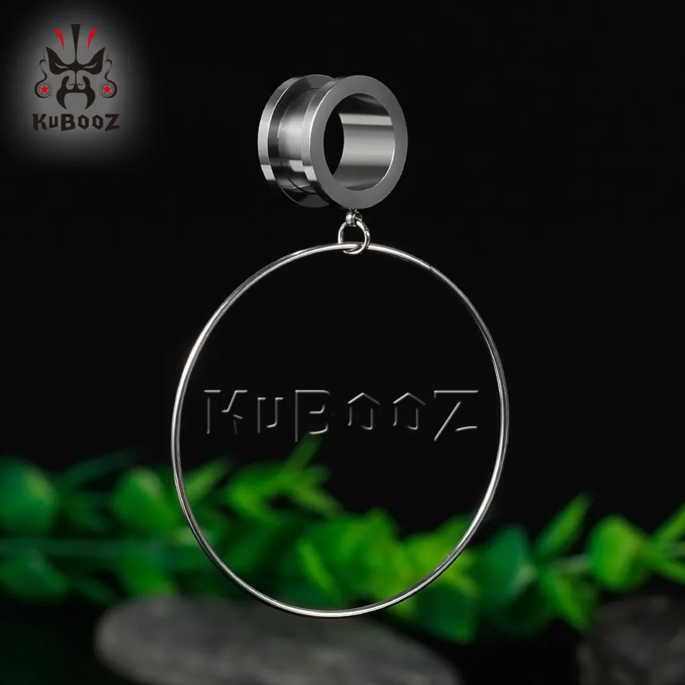 KUBOOZ кольцо-пирсинг в ухо штекер расширитель туннель штекер Висячие шпильки седло ушные измерители носилки Мода пирсинг ювелирные изделия подарок