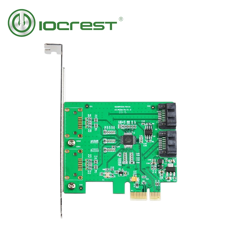 IOCREST PCI-Express 2x Внутренний SATA III 6 ГБ/сек. порты контроллер карты | Компьютеры и офис