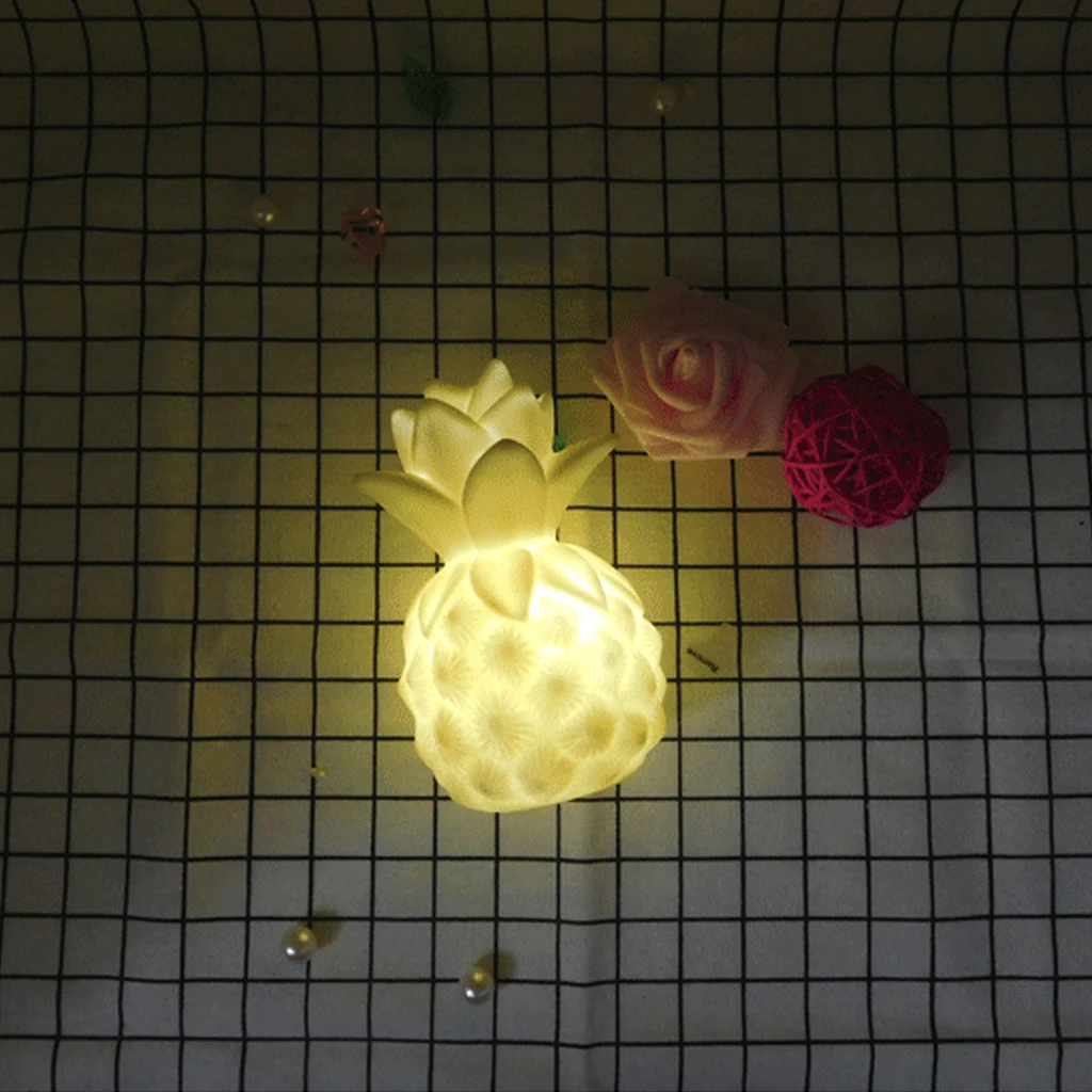 Ананас Светодиодная лампа креативный ночной Светильник s мягкая силиконовая