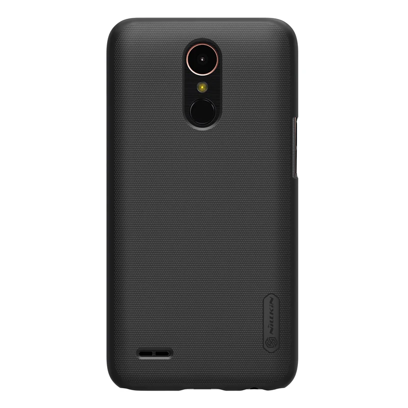 Black Color For LG K10 2017 5.3 INCH cover Nillkin Super Frosted Shield Simple Fashion With Free Screen Protector |