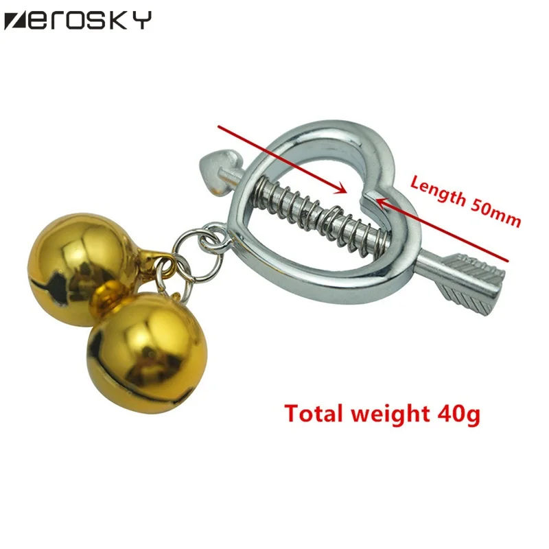 1 пара зажимов для сосков в форме сердца металлические зажимы груди стимулятор