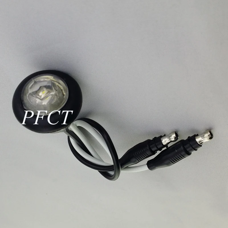 12V Мини Круглая пуля 2-проводной дизайн 3/4 &quot1 шт светодиодный габаритный фонарь