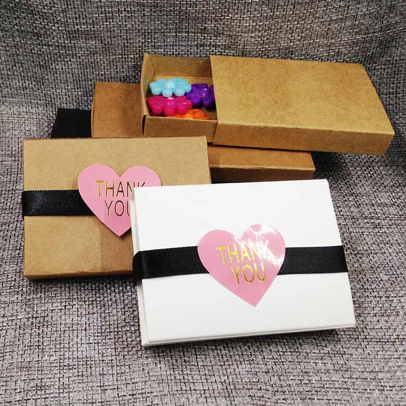 Подарочная коробка сделай сам с подвеской/коробкой для серег свадьбы 1 партия = 20