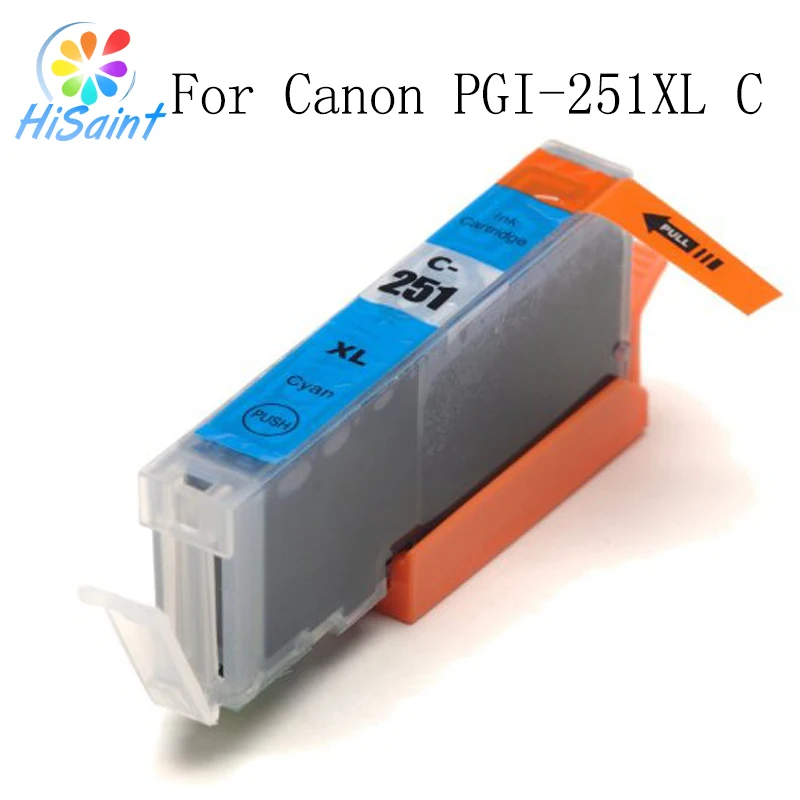 Чернильный картридж Hisaint горячая Распродажа 10PK для Canon PGI-250XL чернильный 250XL 251XL PIXMA